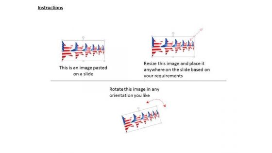Stock Photo Stars In Line Us Flag PowerPoint Slide