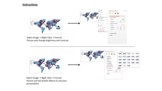 Stock Photo Stethoscope On Map Of Usa PowerPoint Slide