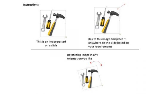 Stock Photo Tools Image For Repair And Service PowerPoint Slide