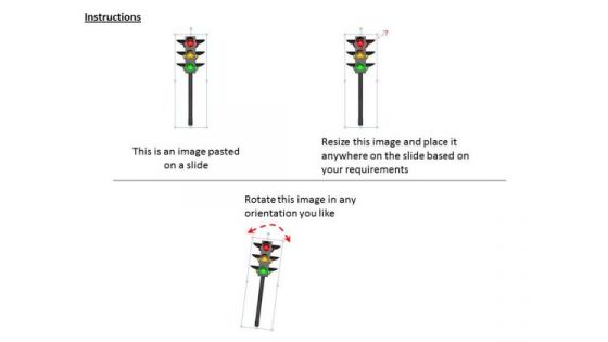 Stock Photo Watch Traffic Signals PowerPoint Slide
