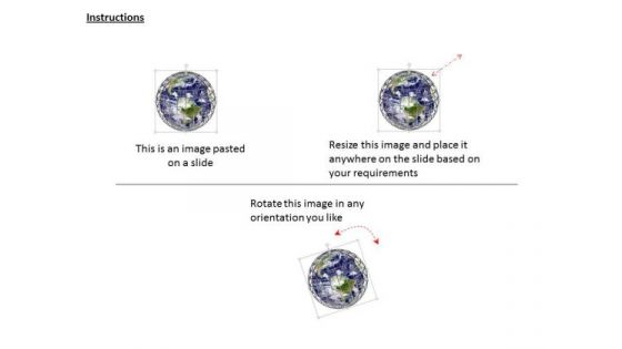 Stock Photo Web Around Globe Internet Concept PowerPoint Slide