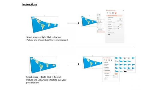 Stock Photo World Map On Bar Graph For Data Growth Image Graphics For PowerPoint Slide