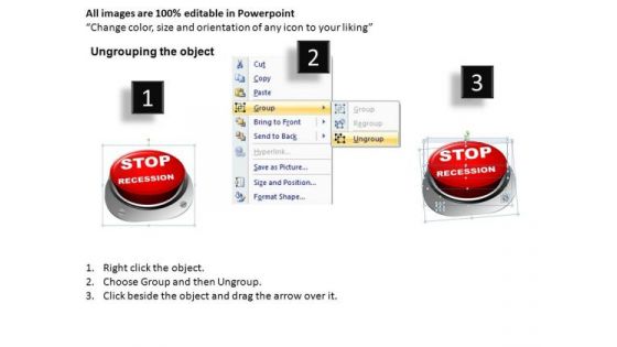 Stop Recession PowerPoint Templates
