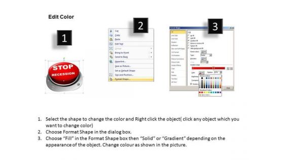 Stop Recession PowerPoint Templates