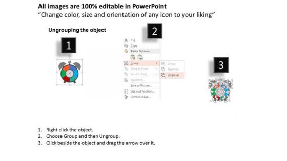 Stop Watch Infographic For Time Management PowerPoint Template