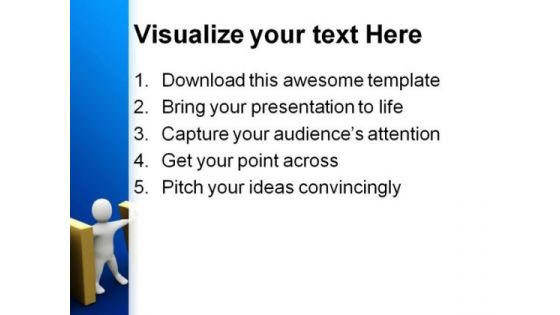 Stopping Collapse Business PowerPoint Templates And PowerPoint Backgrounds 0211