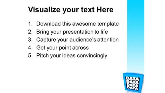 Store Your Important Data In Hard Drive PowerPoint Templates Ppt Backgrounds For Slides 0513