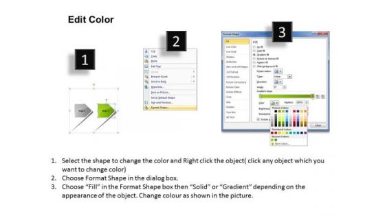 Straight Series Of Horizontal Arrows 2 Stages Ppt Tech Support Business PowerPoint Templates