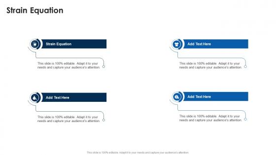 Strain Equation In Powerpoint And Google Slides Cpb