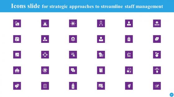 Strategic Approaches To Streamline Staff Management Ppt Powerpoint Presentation Complete Deck