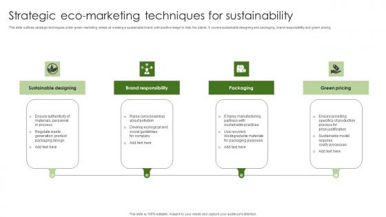 Strategic Eco Marketing Techniques For Sustainability Guidelines Pdf Strategic Eco Marketing Techniques For Sustainability Guidelines Pdf