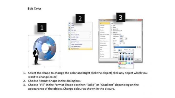 Strategic Management 3d Business Circular Chart Diagram PowerPoint Templates Sales Diagram