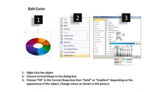 Strategic Management 3d Circular Diagram Chart 8 Stages Consulting Diagram