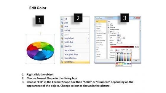Strategic Management 3d Circular Process Cycle Diagram Ppt Templates Strategy Diagram