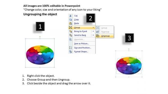 Strategic Management 3d Circular Process Ppt Templates Strategy Diagram