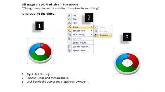 Strategic Management 3d Cycle Process Flowchart Diagram Style Sales Diagram