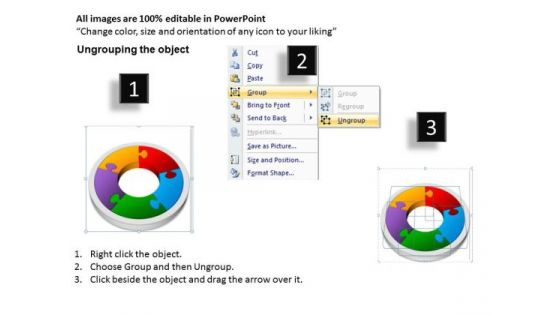 Strategic Management 3d Cycle Stages 5 Style Marketing Diagram