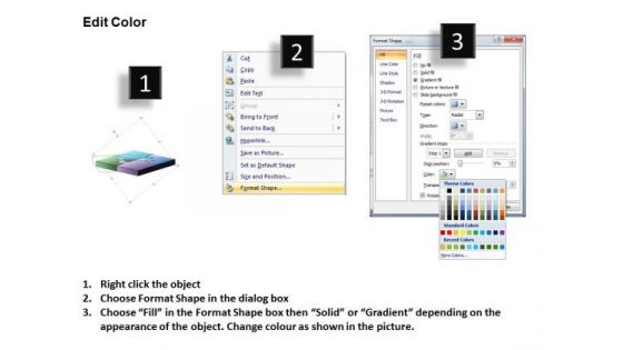 Strategic Management 3d Puzzle Pieces 2x2 Business Diagram