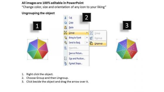 Strategic Management 7 Sources Hexagon Marketing Diagram