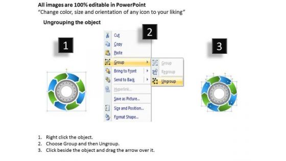 Strategic Management Business Planning Process With Gear Sales Diagram