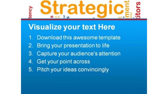 Strategic Management Business PowerPoint Template 0810