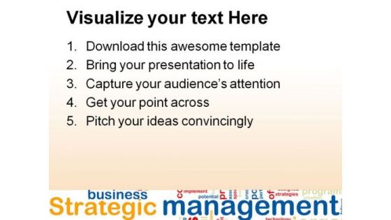 Strategic Management Business PowerPoint Themes And PowerPoint Slides 0811