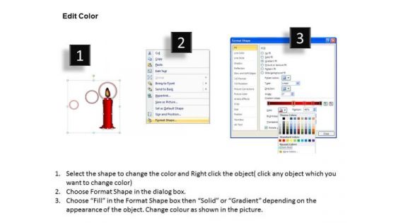 Strategic Management Candle Melting Diagram Style 1 Consulting Diagram