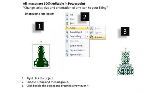 Strategic Management Chess Pawn Pieces Consulting Diagram
