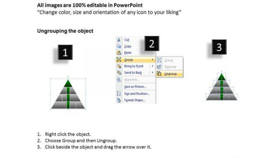 Strategic Management Complex Design 2d Pyramid Strategy Diagram