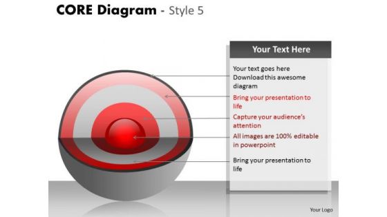 Strategic Management Core Diagram Business Diagram