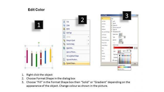 Strategic Management Crayons And Pencils Style 1 Consulting Diagram
