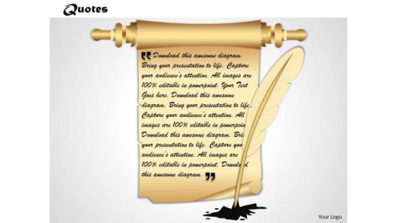 Strategic Management Customer Quotation Presentation Slide Strategic Management