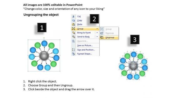 Strategic Management Hub And Spoke Process Business Diagram