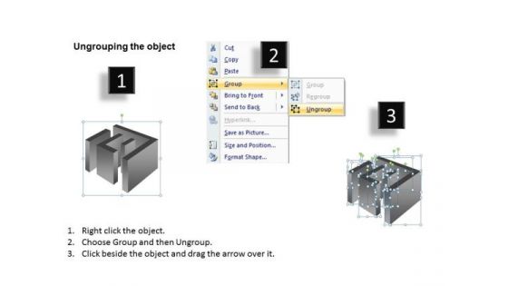Strategic Management Labyrinth Rectangular Design Marketing Diagram