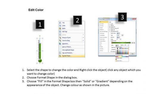 Strategic Management Present And Future Thermometer Concept Consulting Diagram