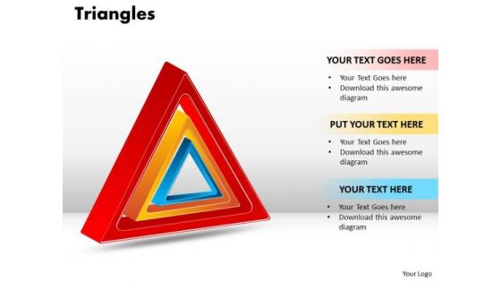 Strategic Management Triangles Sales Diagram Strategic Management Triangles Sales Diagram