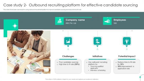 Strategic Staffing Using Data Case Study 2 Outbound Recruiting Platform For Effective CRP DK SS V