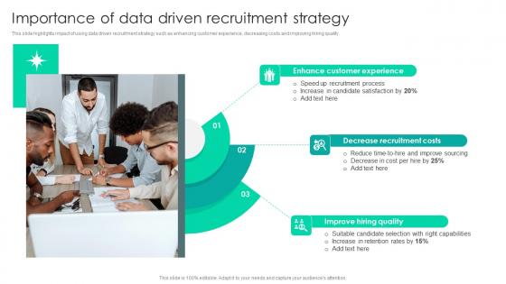 Strategic Staffing Using Data Importance Of Data Driven Recruitment Strategy CRP DK SS V