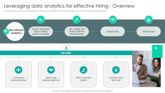 Strategic Staffing Using Data Leveraging Data Analytics For Effective Hiring Overview CRP DK SS V