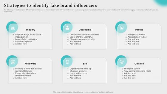Strategies To Identify Fake Brand Innovative Business Promotion Ideas Mockup Pdf