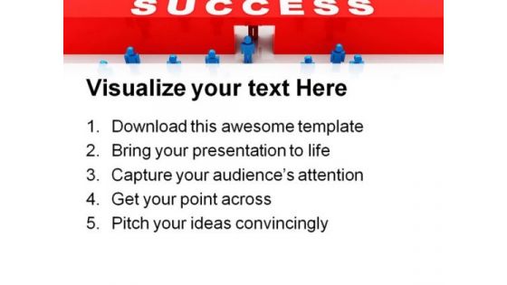 Strategy Concept Success PowerPoint Themes And PowerPoint Slides 0811