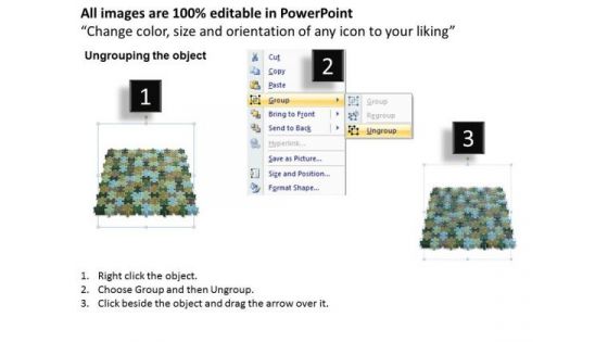 Strategy Diagram 3d 132 Pieces 11x12 Rectangular Jigsaw Puzzle Matrix Business Framework Model
