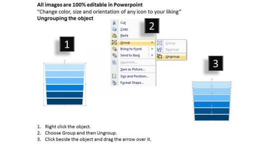 Strategy Diagram 3d List Rectangular Style Diagram Consulting Diagram