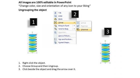 Strategy Diagram 3d Paper Bookmarks 8 Stages Marketing Diagram