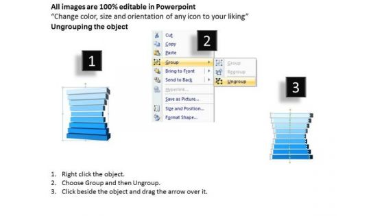 Strategy Diagram 3d Steps List Diagram Sales Diagram