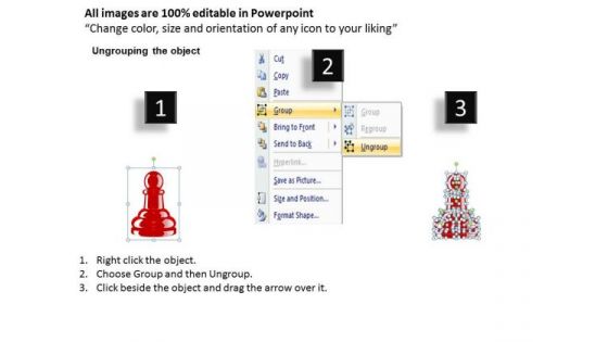 Strategy Diagram Chess Pawn Pieces Marketing Diagram