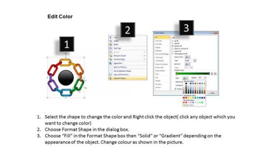 Strategy Diagram Circular Chain Flowchart Process Diagram 6 Stages Mba Models And Frameworks