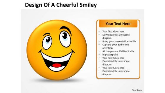Strategy Diagram Design Of Cheerful Smiley Sales Diagram