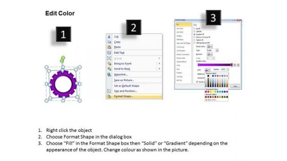 Strategy Diagram Gears Process 10 Stages Business Cycle Diagram