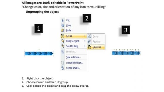 Strategy Diagram Linear Flow 10 Stages Sales Diagram